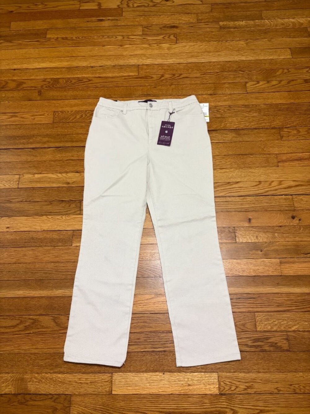 Gloria Vanderbilt Womens Amanda Jeans Size 14p 14 Petite Classic Fit Tapered NWT